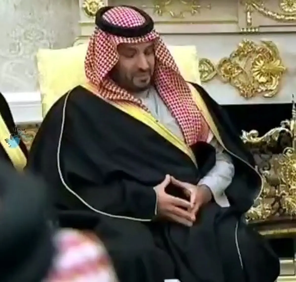 رفتار عجیب محمد بن سلمان در هنگام سخنان ترامپ + فیلم