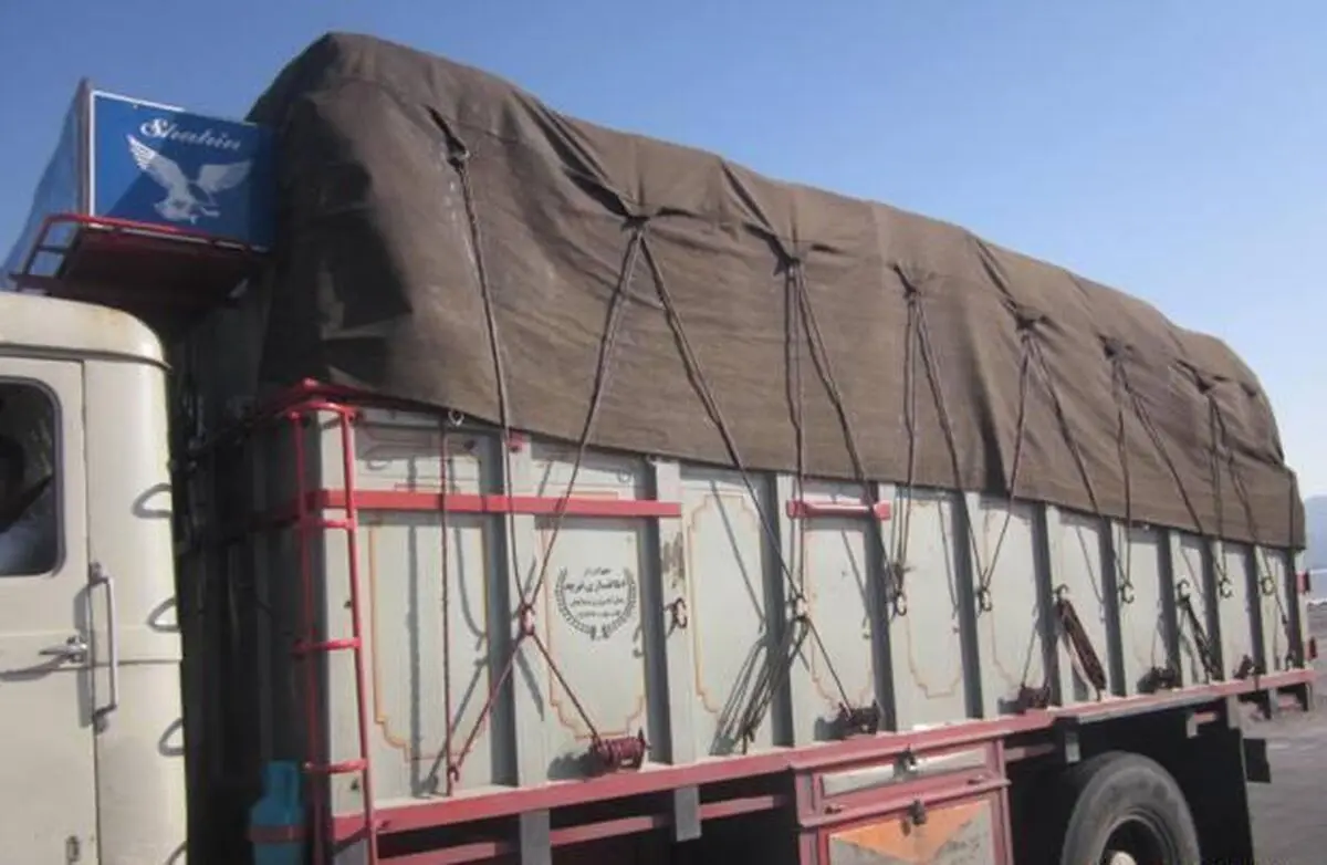 کشف کالای قاچاق از بار یک کامیون در اندیمشک