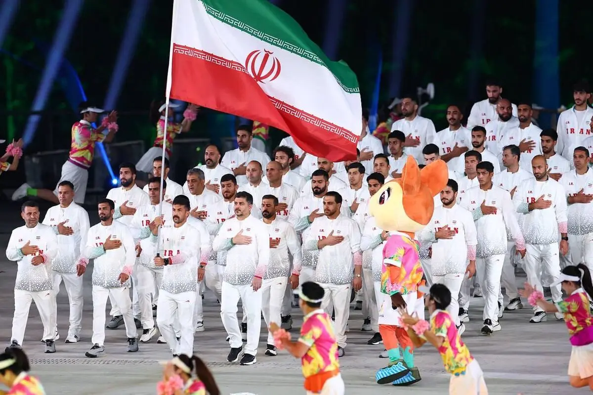 حضور متفاوت کاروان ایران در افتتاحیه بازی‌های آسیایی ساحلی سانیا