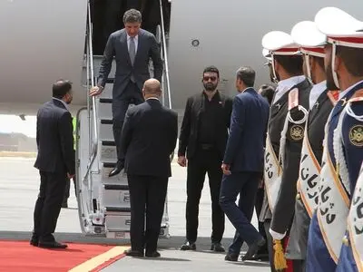 تصاویری از رئیس اقلیم کُردستان عراق  و هیات همراه در تهران