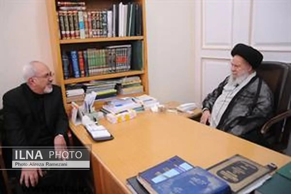دیدار وزیر امور خارجه با آیت الله موسوی اردبیلی