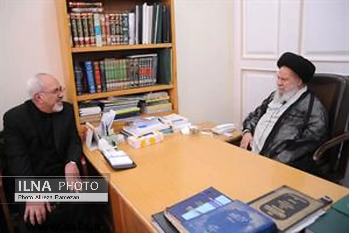 دیدار وزیر امور خارجه با آیت الله موسوی اردبیلی
