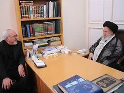دیدار وزیر امور خارجه با آیت الله موسوی اردبیلی