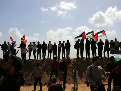 آغاز راهیپمایی بزرگ «بازگشت» در نوار غزه 