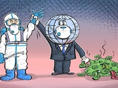 88 بلدا بمسابقة ایرانیة للرسوم الکاریکاتیریة بموضوع کورونا