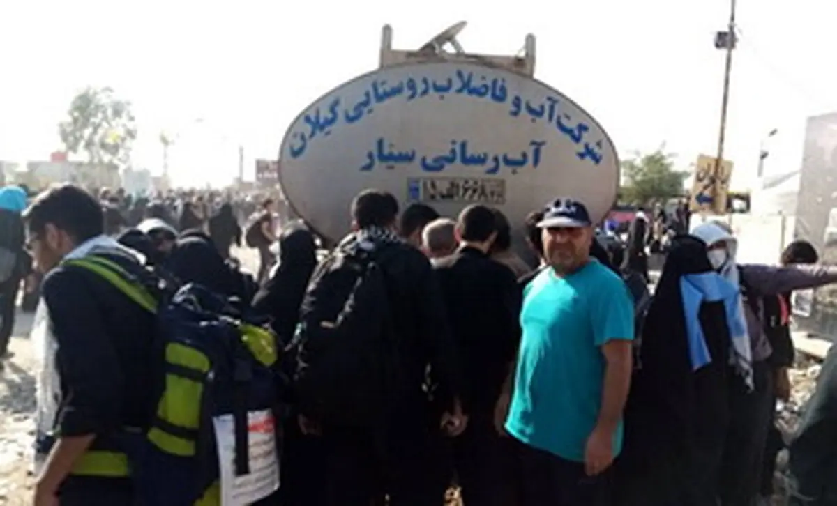 تانکرهای آبرسانی سیار شرکت آبفار گیلان در مرز مهران مستقر شدند