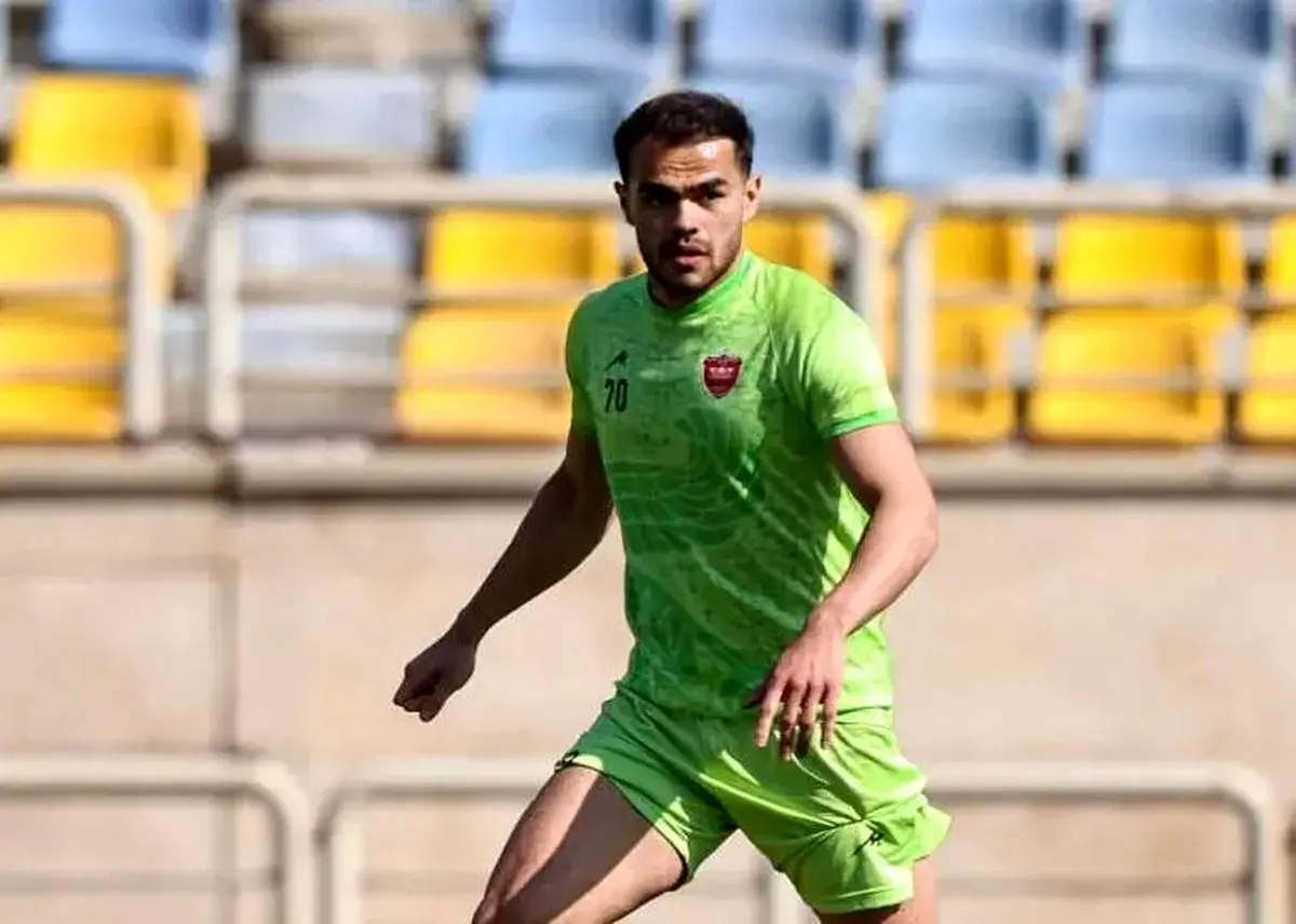 تمرین انفرادی اورونوف در روز تعطیل پرسپولیسیها