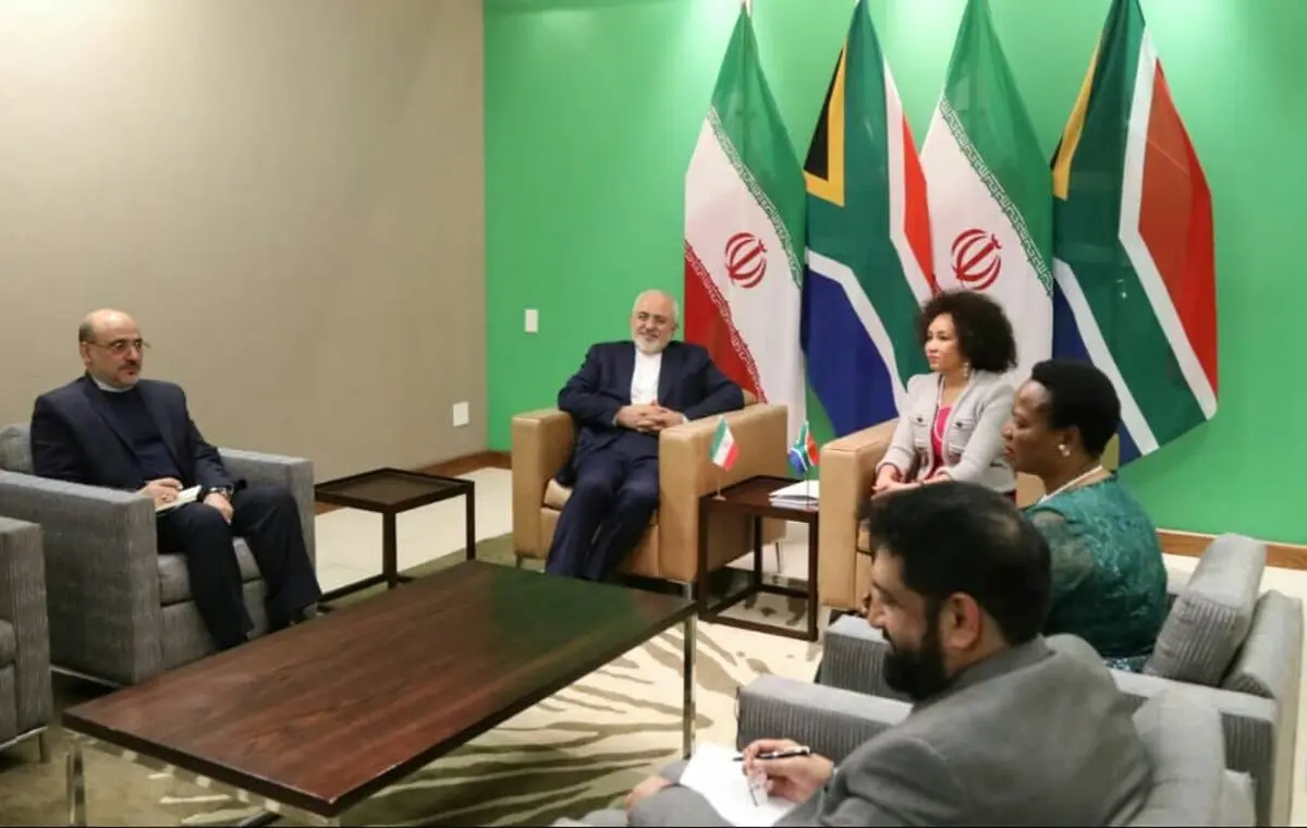 در دیدار شبانه ظریف با وزیر خارجه آفریقای جنوبی چه گذشت؟