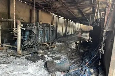 آتش‌سوزی یونولیت‌سازی گلدشت تلفات نداشت