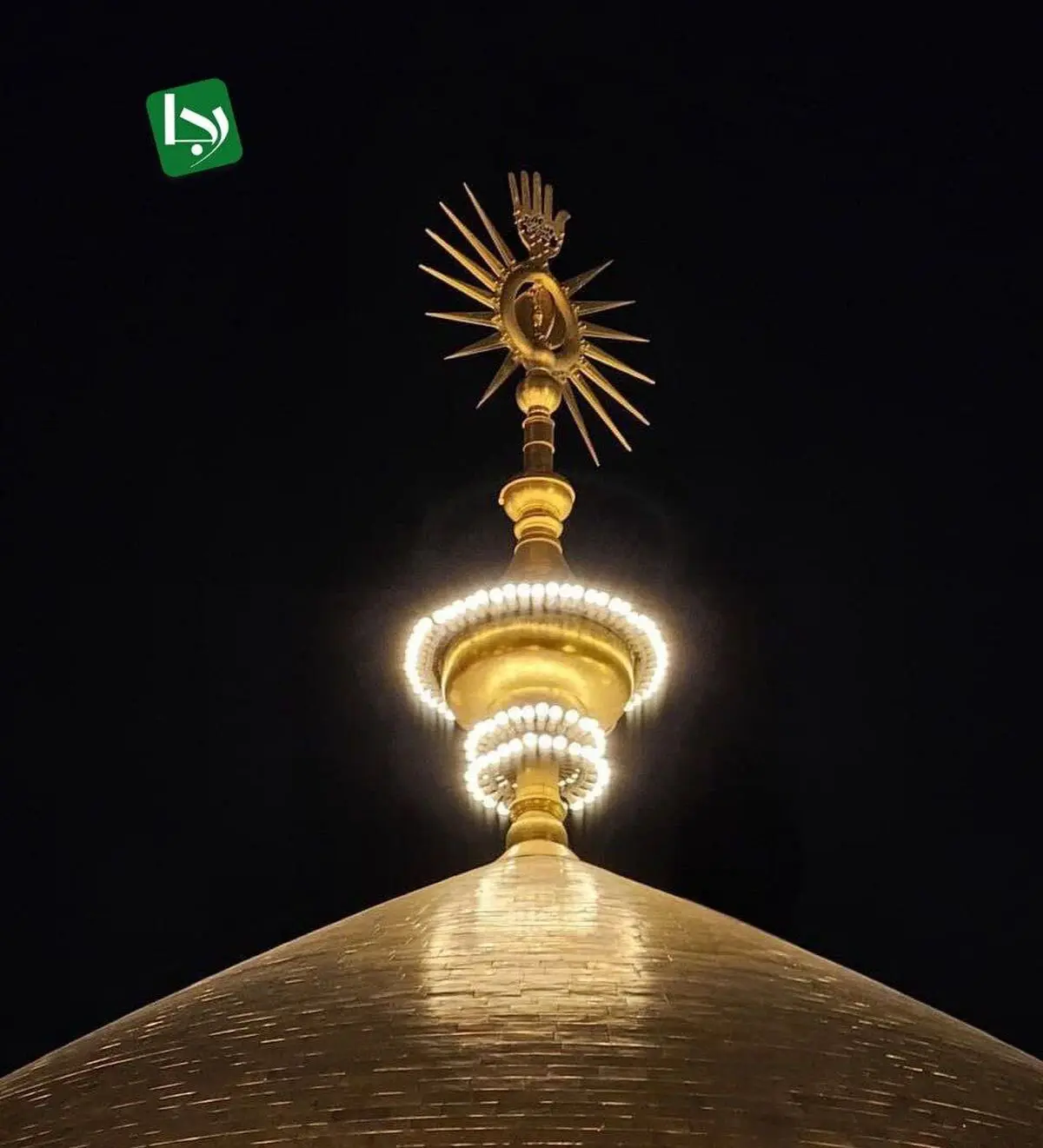 گنبد حضرت علی(ع) تنها گنبدی است که پرچم ندارد