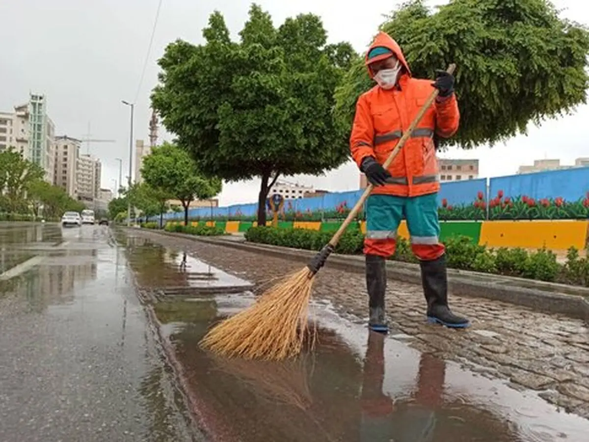 جان باختن یک پاکبان مشهدی بر اثر تصادف با خودرو