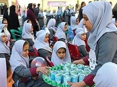 ۱ میلیون و ۸۷۰ هزار پاکت شیر در ۲ ماه گذشته بین دانش آموزان توزیع شده است