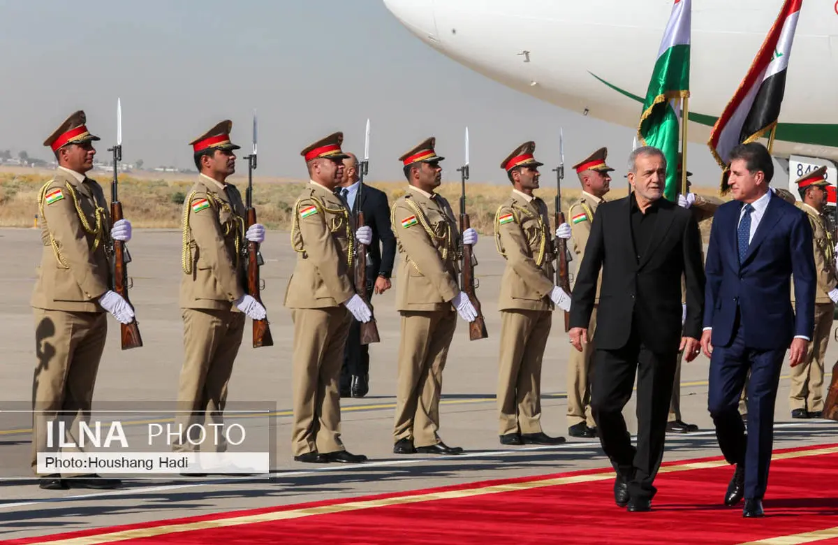 سفر رئیس‌جمهور ایران به اقلیم کردستان عراق