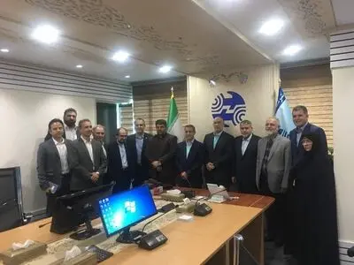 دیدار رئیس کمیته ملی المپیک و اعضای هیات اجرایی با مدیر عامل شرکت مخابرات ایران 
