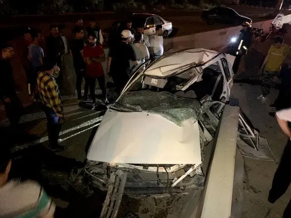 واژگونی خودرو در کمربندی شیراز منجر به فوت راننده شد 