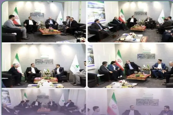 استقبال گسترده مسئولان و هیات‌های تجاری خارجی از غرفه منطقه آزاد ارس