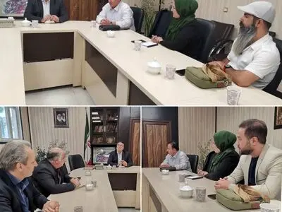 اولین نشست هیئت مدیره تعاونی مسکن خبرنگاران با معاون عمرانی استاندار