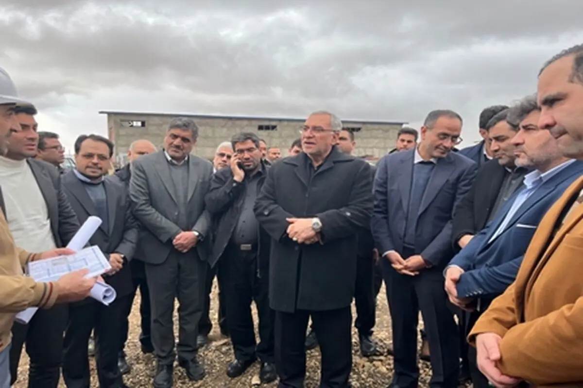 بررسی پیشرفت پروژه ساخت بیمارستان ۲۲۰ تختخوابی شهرستان خدابنده