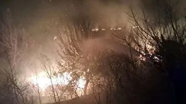 تداوم آتش سوزی در جنگل‌های آغوزبن رودبار