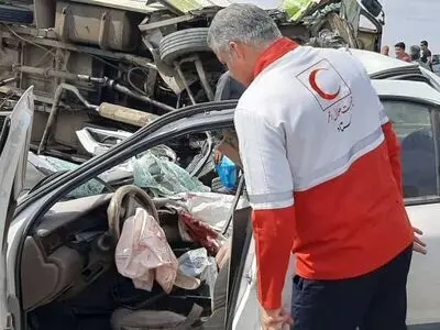 تصادف مینی بوس با سمند در گلستان ۲ کشته  برجای گذاشت