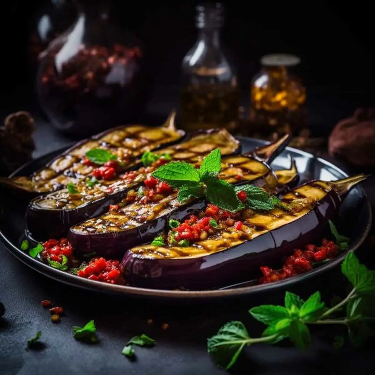 با ۲ تا بادمجان این شکلی هنر آشپزی‌ تو به رخ بکش + فیلم