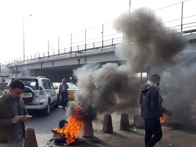 حضور مجدد تظاهرکنندگان در خیابان‌های بغداد