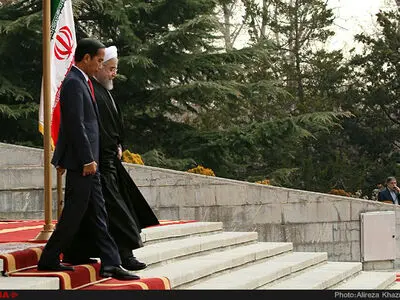 مراسم استقبال از رییس جمهوری اندونزی
