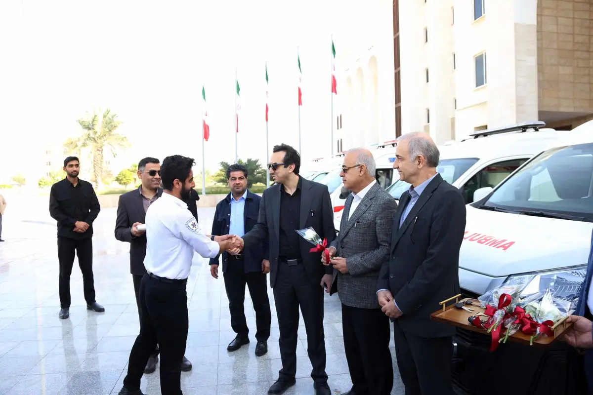 ناوگان اورژانس هرمزگان تقویت شد؛ ۶ آمبولانس جدید در خدمت مناطق حادثه‌خیز +فیلم