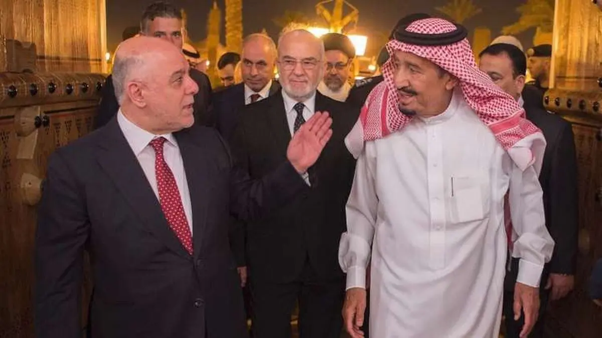 دیدار ملک سلمان و العبادی در ریاض