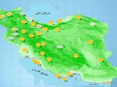 آخرین وضعیت آب و هوا در کشور/ کاهش نسبی دمای تهران از روز جمعه