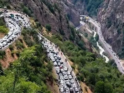 ترافیک نیمه‌سنگین و روان در محورهای کندوان، هراز و سوادکوه