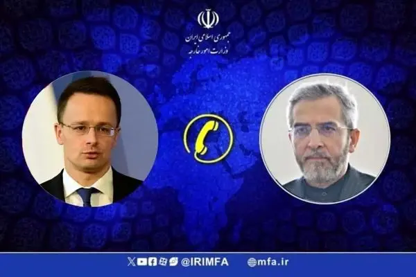 Iran Acting FM holds phone conversation with Hungarian FM, talks bilateral ties Israeli crimes