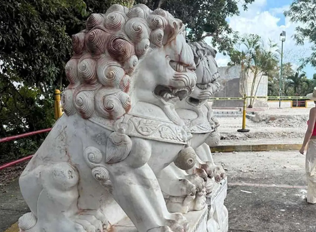 تخریب بنای یادبود چینی در ورودی کانال پاناما