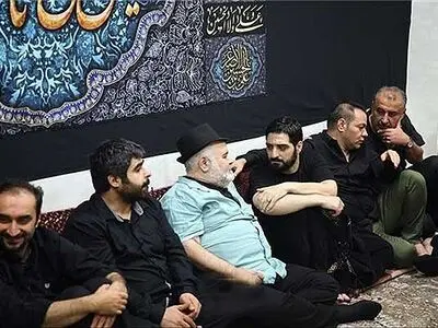 دو بازیگر معروف در هیئت ریحانه الحسین/عکس