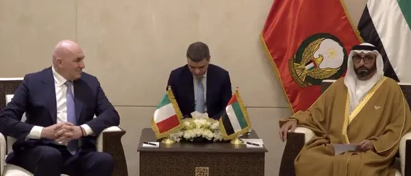 دیدار وزرای دفاع امارات و ایتالیا در ابوظبی 


