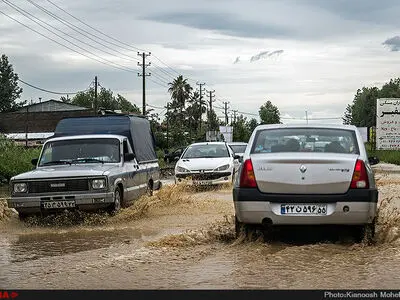 بارش باران و آبگرفتگی در شمال کشور