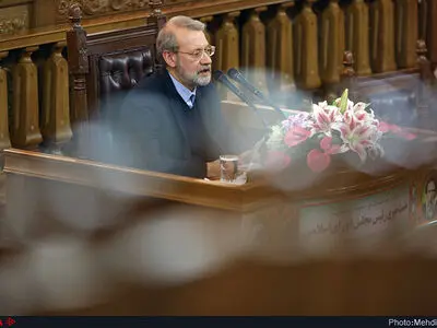 نشست خبری علی لاریجانی