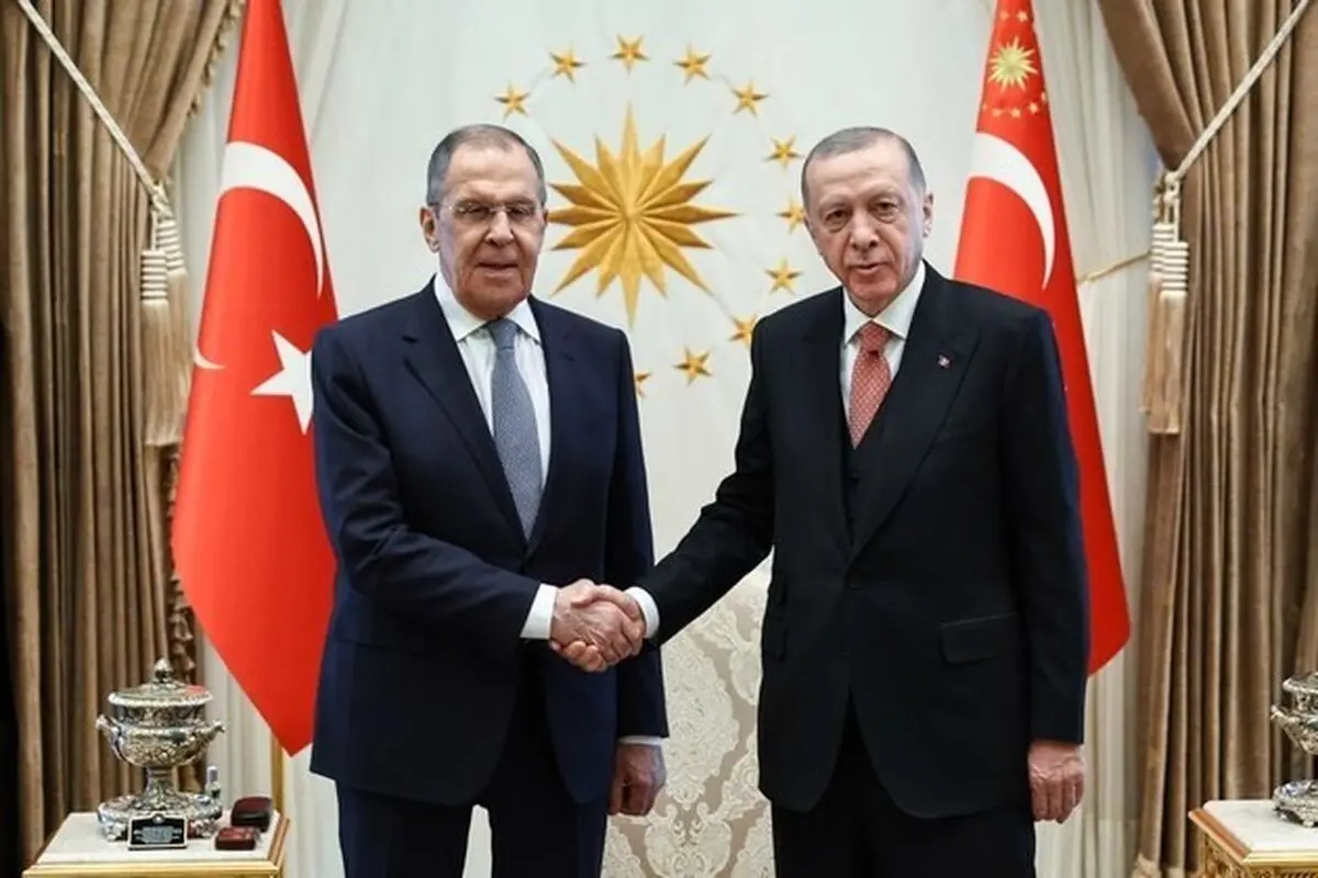 دیدار سرگئی لاوروف و رجب طیب اردوغان