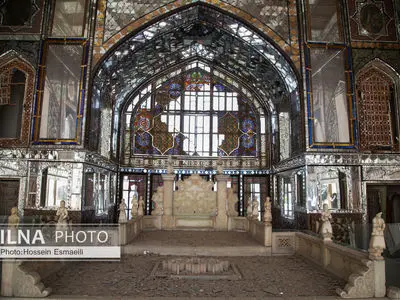 خسارات ناشی از تجاوز هوایی آمریکا و رژیم صهیونیستی کاخ گلستان