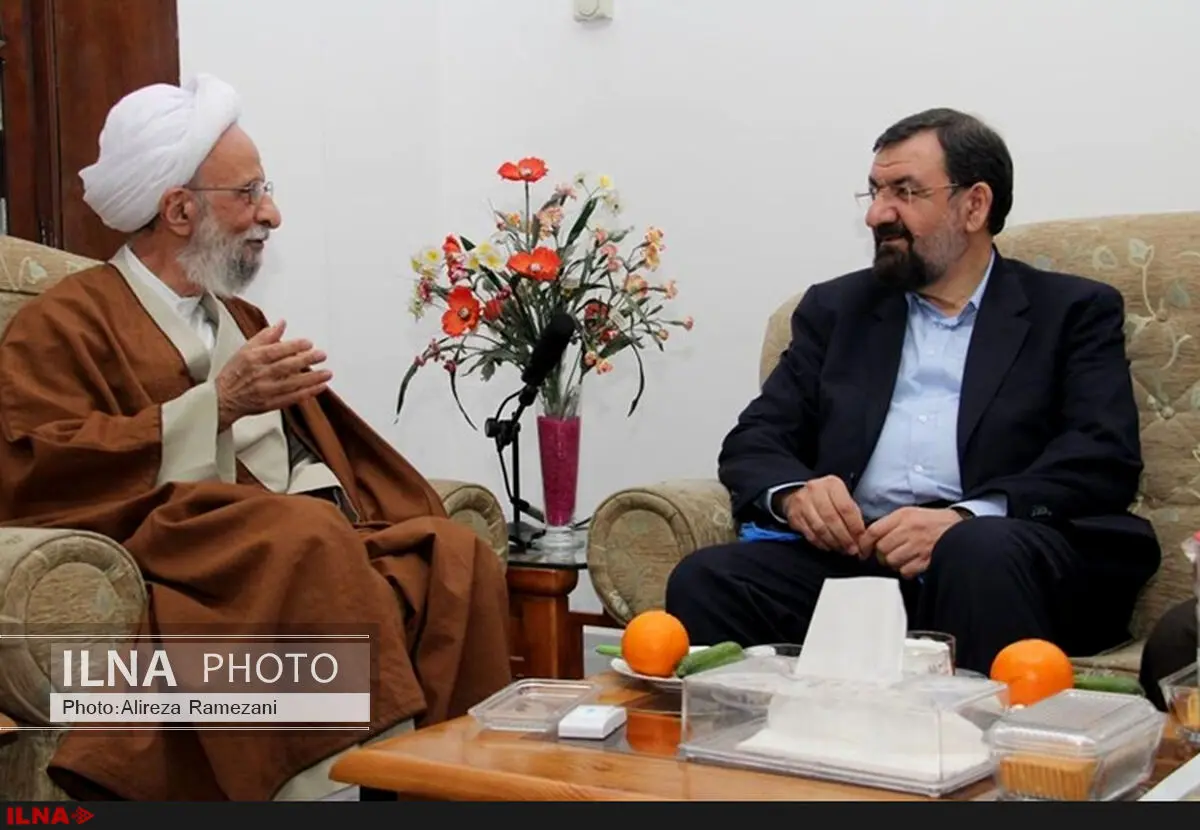 دیدار محسن رضایی با آیات مصباح یزدی و علوی گرگانی