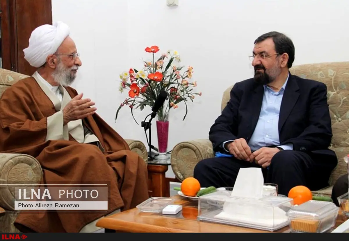 دیدار محسن رضایی با آیات مصباح یزدی و علوی گرگانی