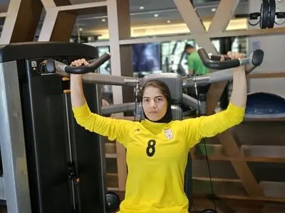 تمرین ریکاوری ملی پوشان فوتسال بانوان در سالن جیم