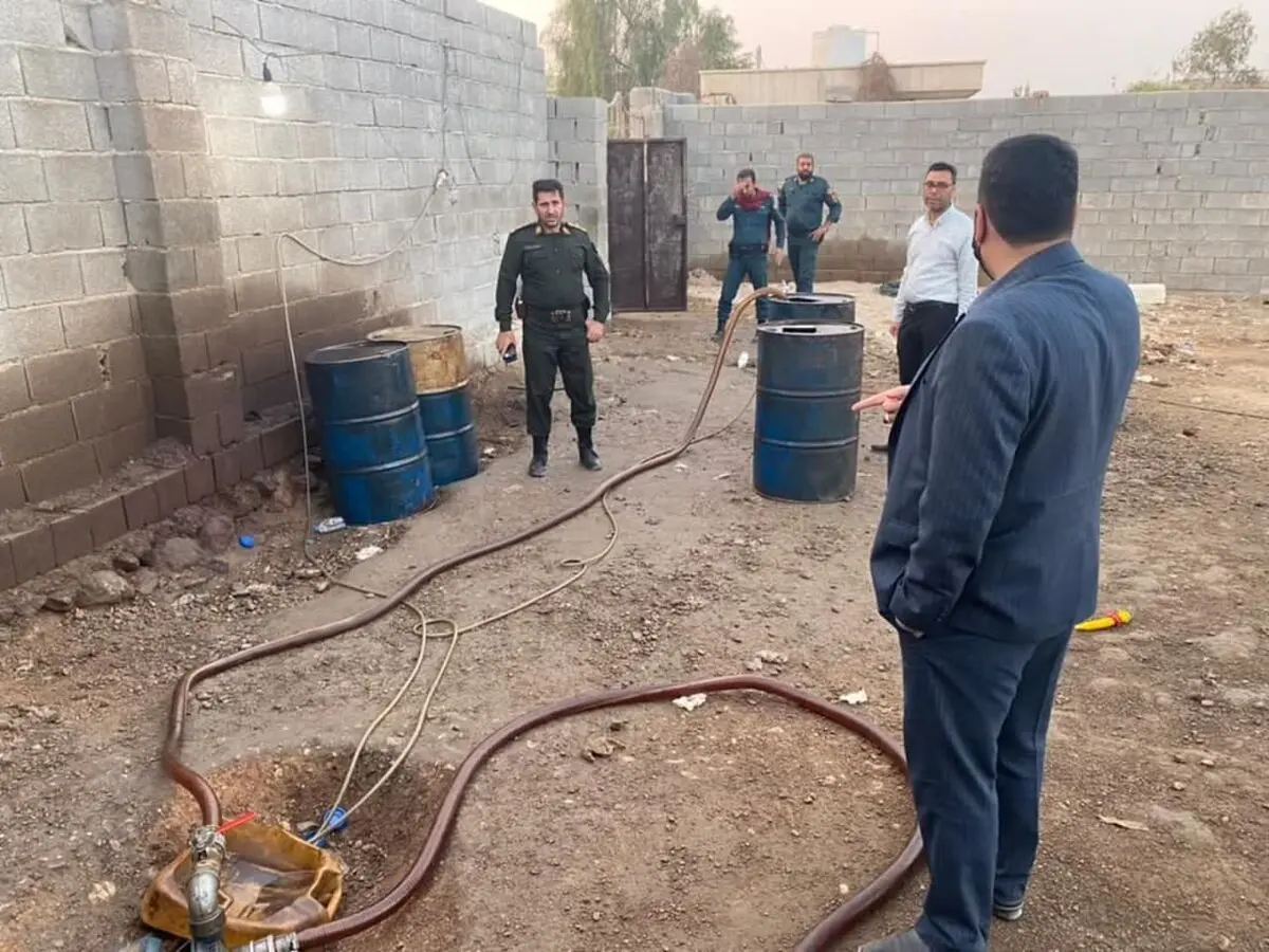 خطوط لوله ۶۰ کیلومتری قاچاق سوخت در میناب منهدم شد