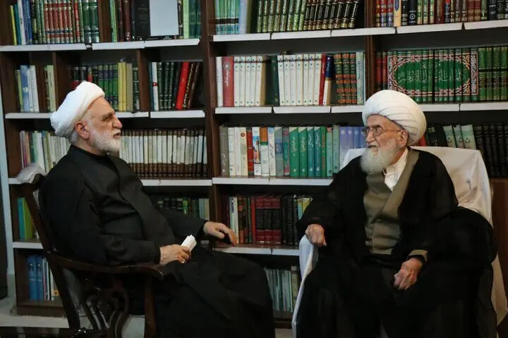 دیدار رئیس قوه قضاییه با آیت‌الله نوری همدانی
