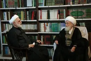 دیدار رئیس قوه قضاییه با آیت‌الله نوری همدانی