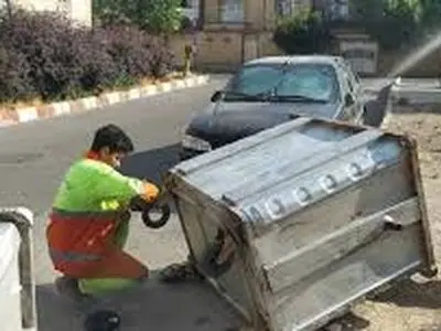طرح نصب لاستیک و فنر ضربه‌گیر در باکس‌های زباله اجرا می‌شود
