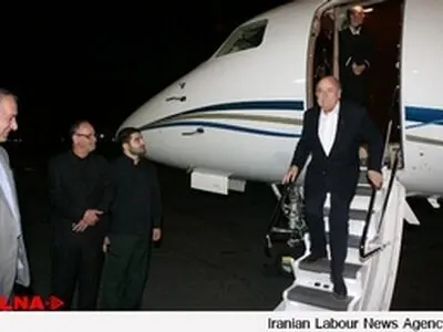 ورود بلاتر رئیس فدراسیون جهانی فوتبال به ایران