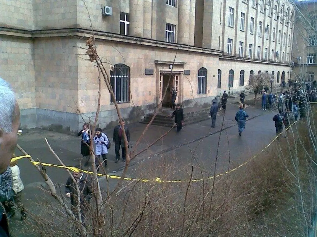 وقوع انفجار در دانشگاه ایروان