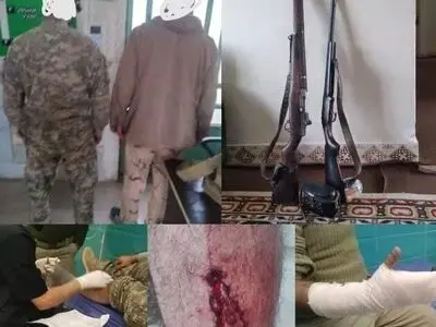 مصدومیت دومحیط‌بان پارک «سفید کوه» ازنا در درگیری با شکارچیان