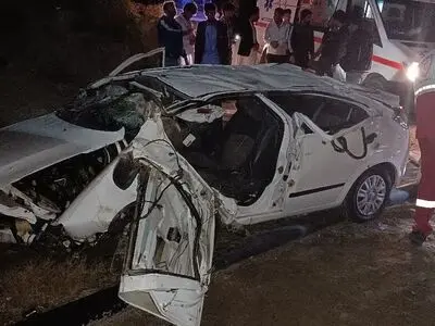 پنج نفر بر اثر تصادف تیبا و سمند در مسیر تایباد مصدوم شدند